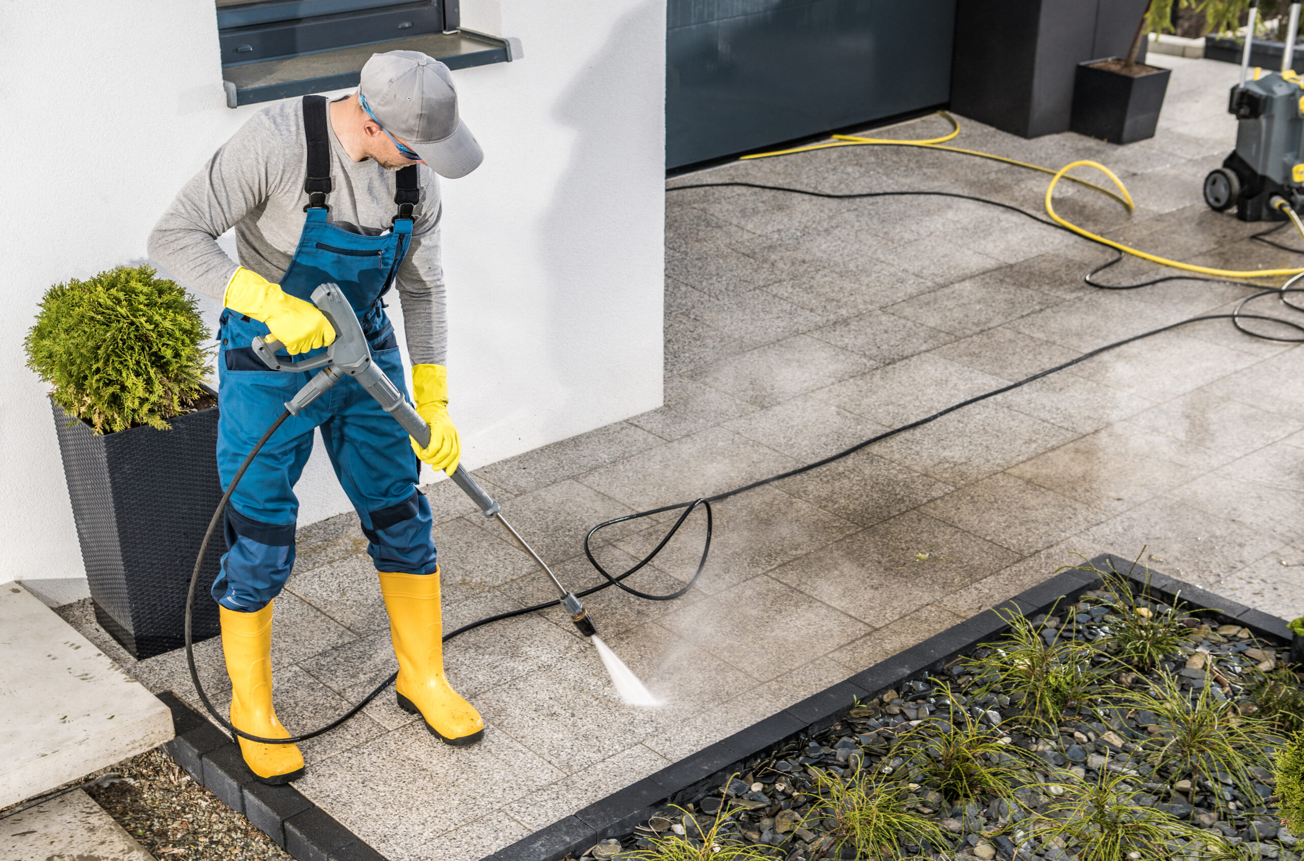 Pressure washing